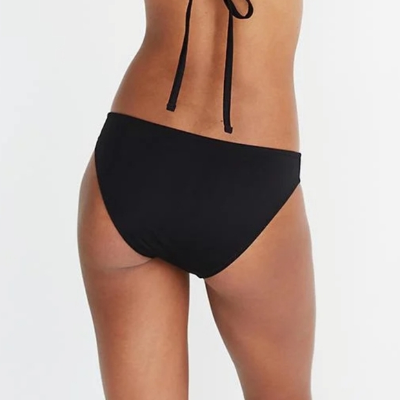 Madewell Second Wave Hipster Bikini Bottom In True Black NWT Size XL - Picture 2 of 12